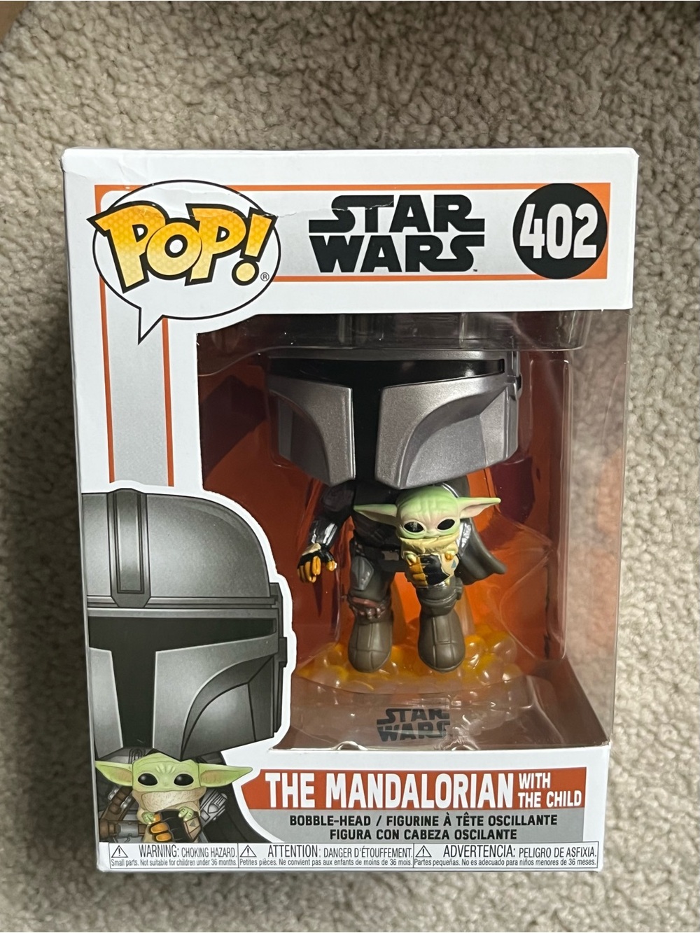 Funko Pop! Star Wars The Mandalorian with The Child - Green
